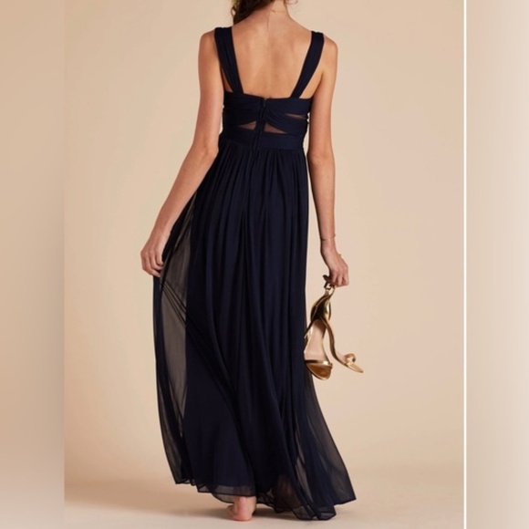 Birdy Grey Elsye Dress Navy Blue Bridesmaid Wedding Formal Gown Size Medium NWT - Picture 2 of 10